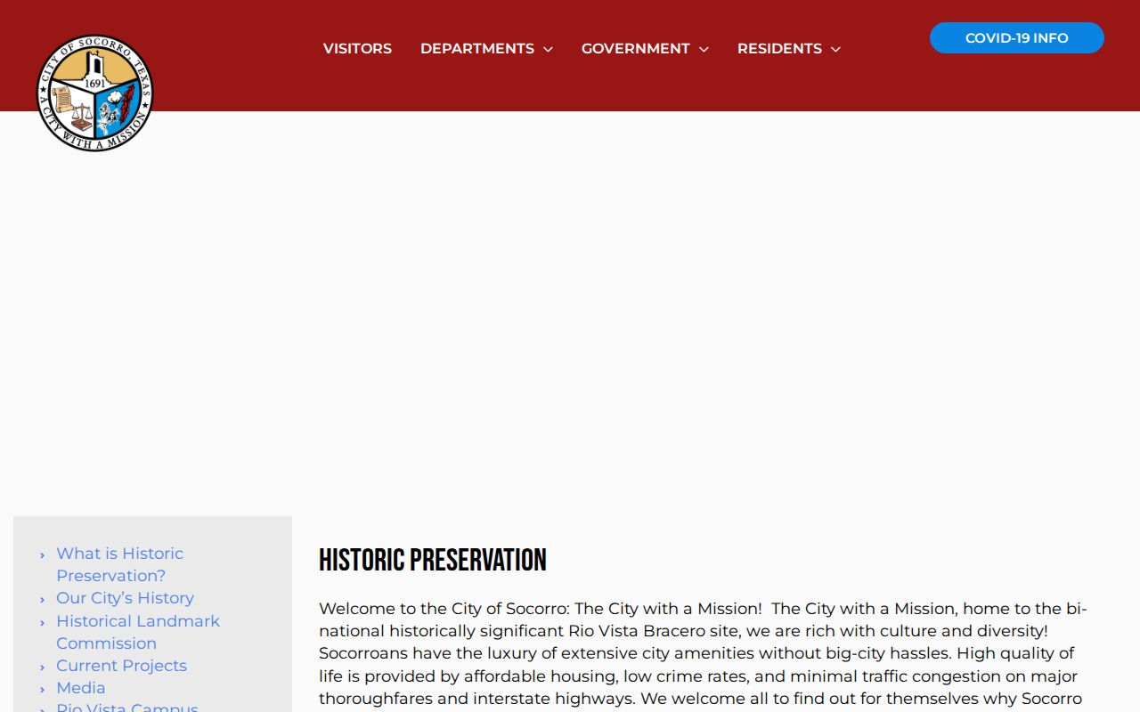 Socorro residents directory historic preservation records
